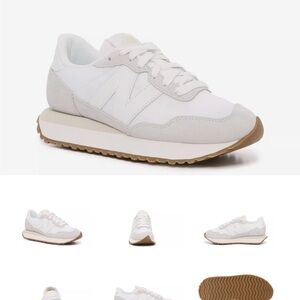 New Balance White Sneakers